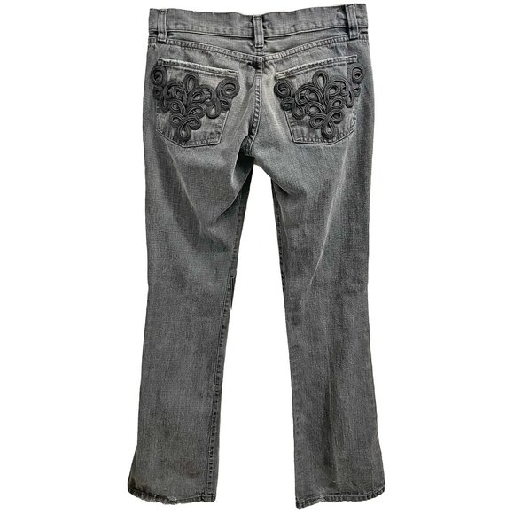Brazilian Designer Low Rise Black Jeans -MOfficer size 40 - Picture 1 of 7